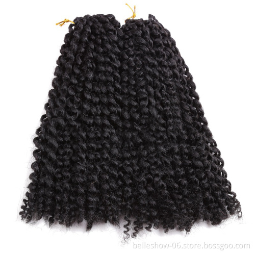 Hot sell Mali Bob 12'' 2packs Synthetic Curly Crochet Braid Hair Extensions Ombre braiding Bohemian Malibob Twist hair